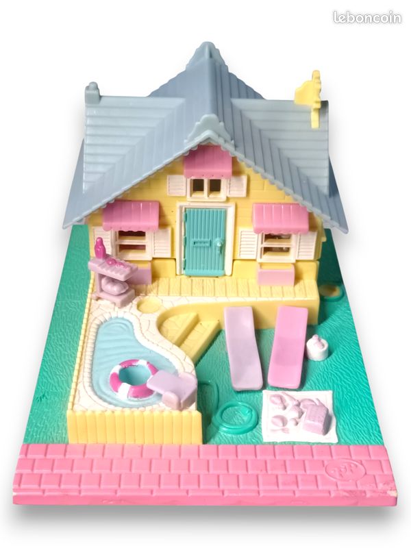 POLLY POCKET - Summer House - Variation Purple accessories (1993) (image 3)