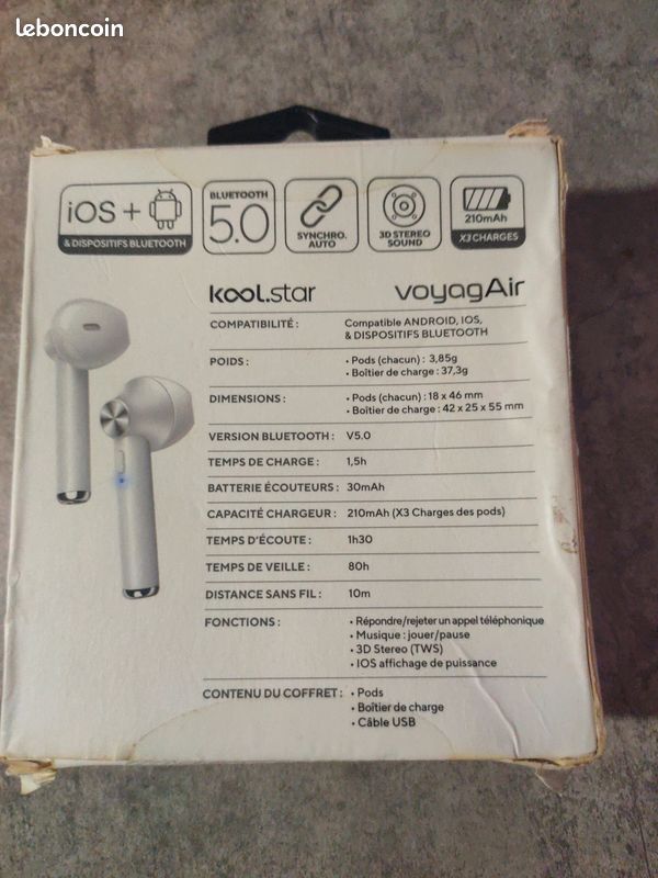Écouteur bluetooth VoyagAir (image 2)