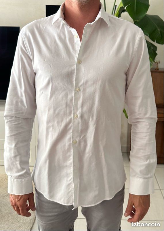 Chemise blanche homme Zara taille 40 Vêtements