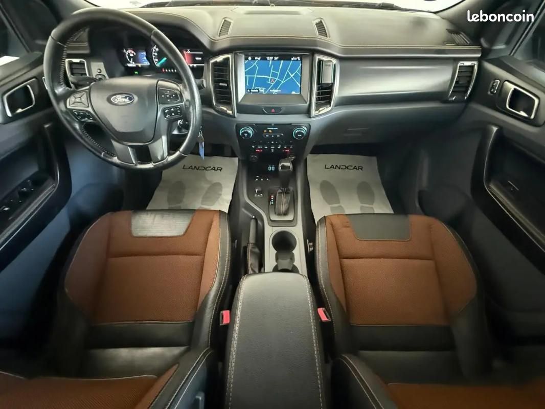 Ford Ranger 3.2 TDCI 200CV AUT. DC WILDTRAK 200 CH 4X4 BVA - CAMÉRA D'AIDE AU STATIONNEMENT VOLAN... (image 9)