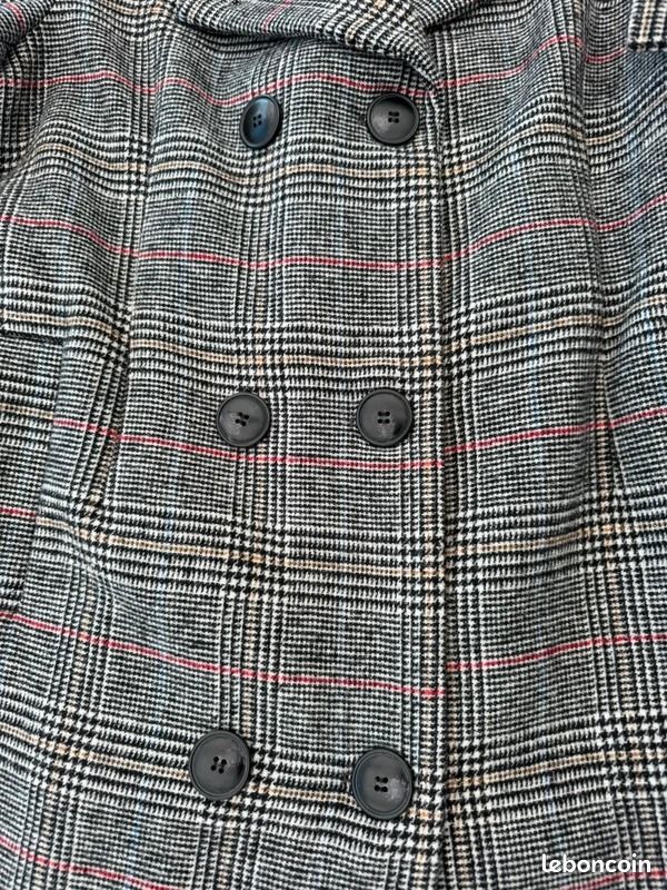 Manteau style Trench Gris - CACHE CACHE - Taille 38 - NEUF (image 5)