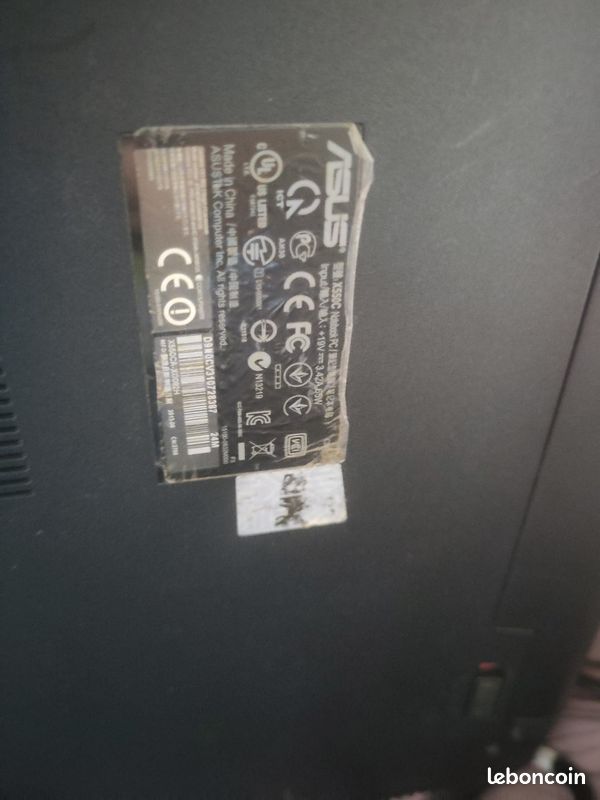 C portable ASUS X550C – Pour pièces ou réparation (image 3)