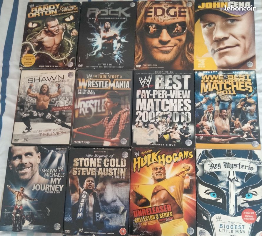 Lots de DVD de catch (image 1)