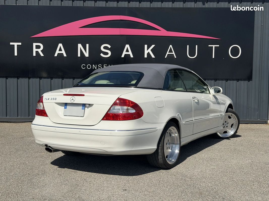 Mercedes-Benz CLASSE CLK CLK 350 (209.456) (209) Cabriolet 350 3.5 i V6 24V 272 cv Boîte auto /TRAITEMENT CERAMIQUE COMPLET/ENTRETIENS COMPELT/CAMERA DE RECUL/SIEGES ELECTRIQUES/ (image 5)
