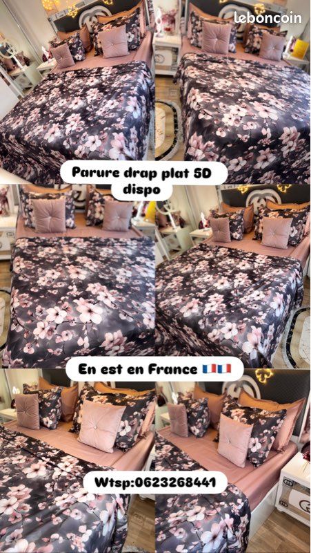 Parure drap plat 6 pièce (image 7)