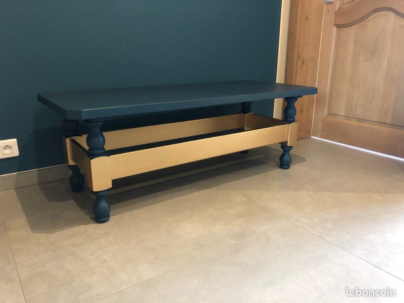 Table basse transformée et rénovée (image 1)