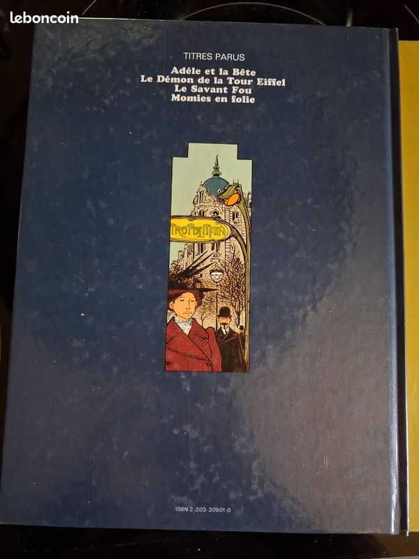 Adele Blanc-Sec par Tardi . Le Savant fou, le Démon de la tour Eiffel, Adèle et la bête, Momies en folie. EO (image 7)