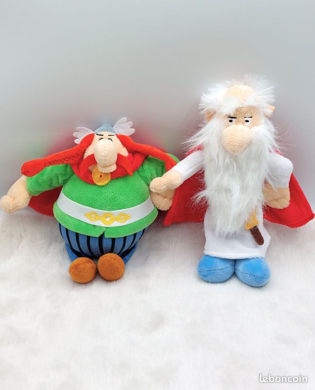 Peluche Druide Panoramix - Astérix - Editions Albert René - Modèle 23209 D'occasion