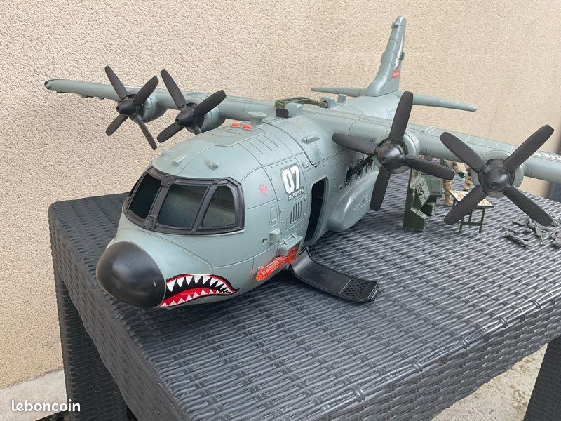 Jouet Avion Transport Cargo Véhicule - KEEJAA - avec figurines et