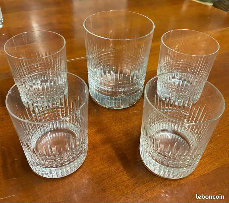 4 Verres Et Seau à Glaçons Baccarat - Arts De La Table