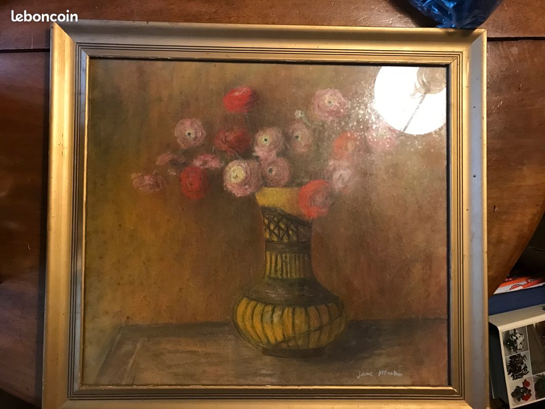 Bouquet de fleurs pastel Jane Mac ? Encadrée (image 1)