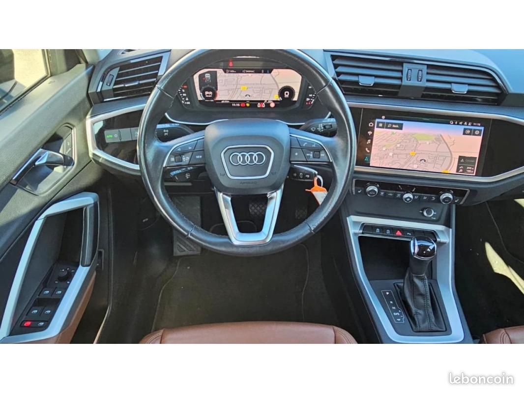 Audi Q3 35 TDI 150cv S-tronic + Camera de Recul + Sellerie Cuir + Sieges AV Chauff + Virtual Cockpit (image 7)