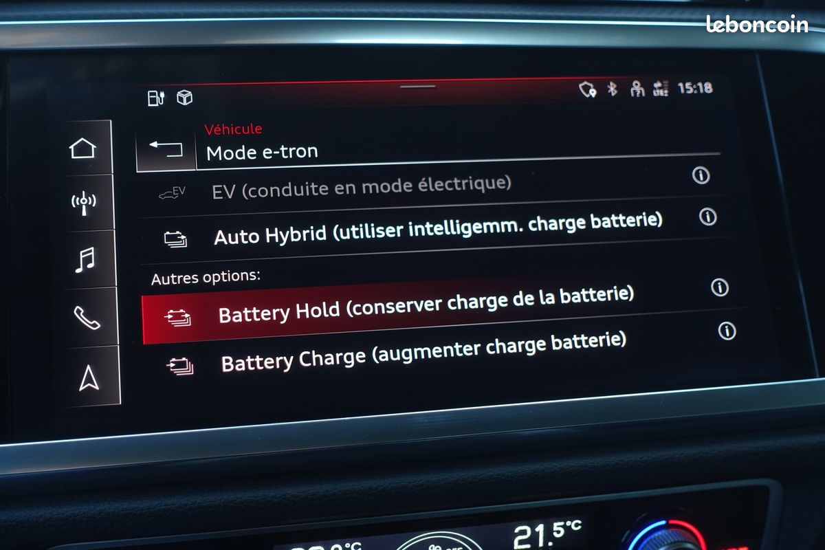 Q3 Sportback 45 Tfsi e 245ch S-Tronic Hybride Cuir chauffants/Virtual cockpit/Gps Europe/Caméra/Carplay/Hayon électrique/1*Main/Garantie 12 mois (image 9)