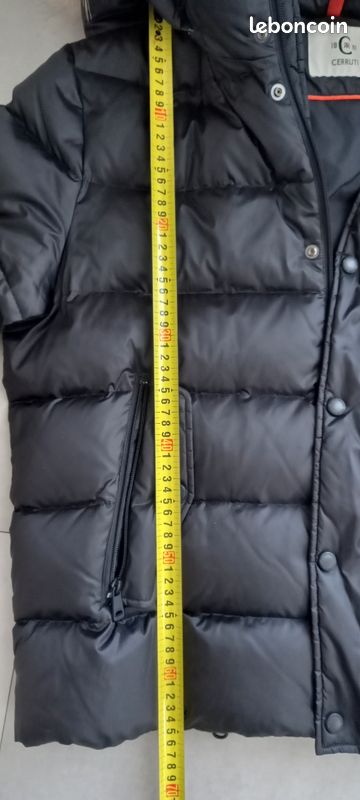 Doudoune Cerruti – Marron – Taille 42 – 100% Plume D'oie – Occasion Comme Neuve