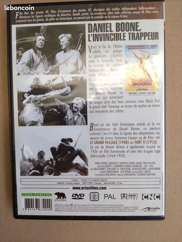 DVD - Western - Daniel Boone, l'invincible trappeur (image 2)