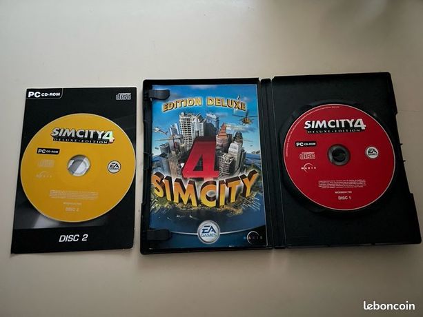 Jeu PC Sim City 4 Deluxe FR - Simulation/Gestion - Bon état