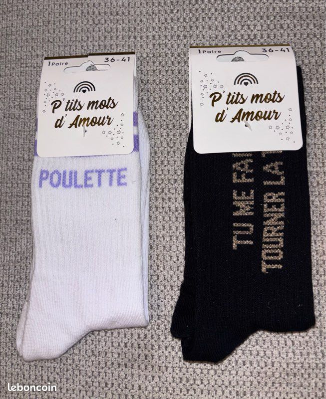 Chaussettes P’tits mots d’amour (image 1)