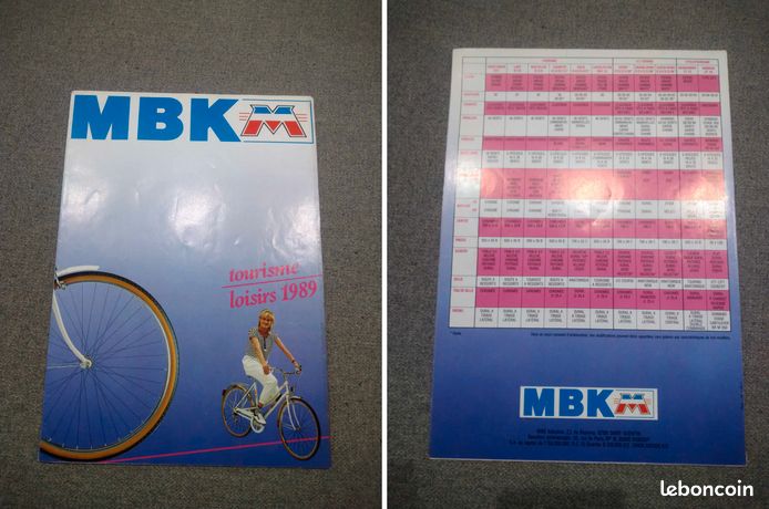 Publicité Presse Originale 1989 – Vélo MBK Aventure / Lama