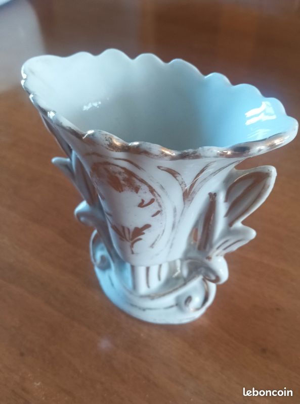 Petit vase de mariée ancien porcelaine (image 8)