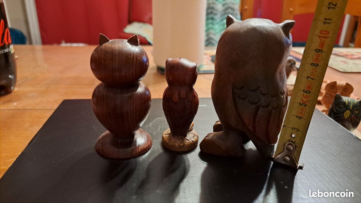 Chouette en bois (image 3)