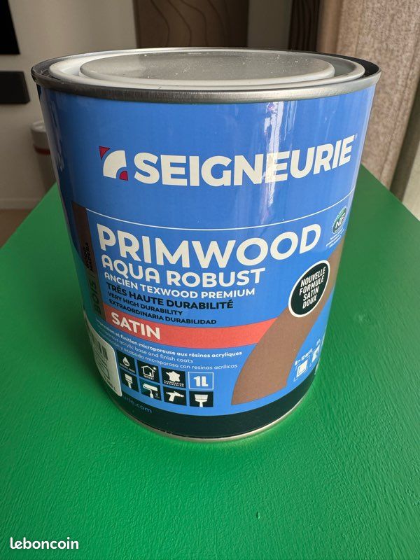 Peinture Seigneurie Primwood Aqua de couleur verte 1L (image 1)