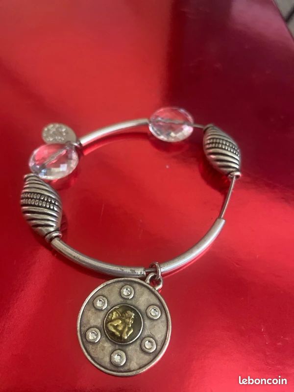 BJ 35 bracelet femme argenté ange (image 1)