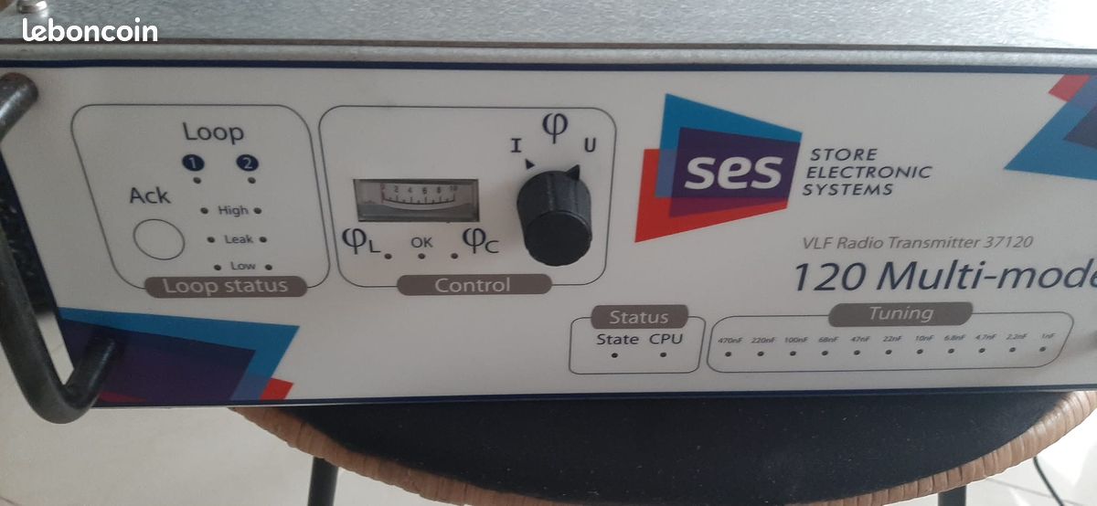 Émetteur Radio VLF 37120/120 Multi-modes Avec étiquettes - SES Store Electronic Systems - Neuf Ouvert