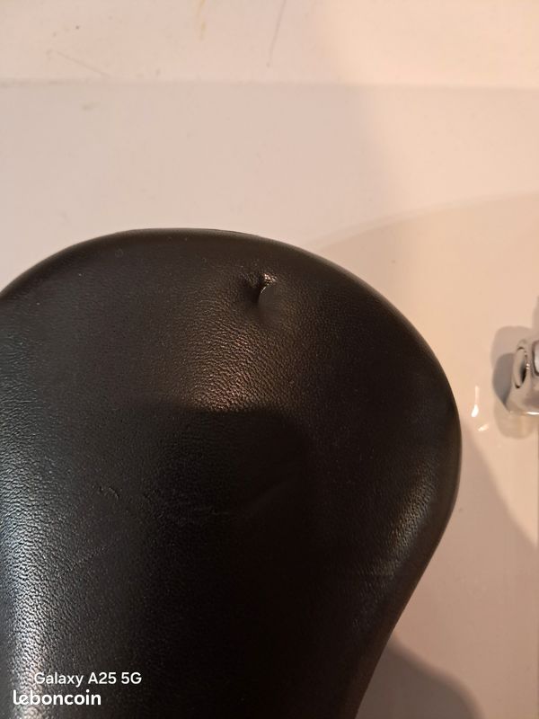 Selle Vélo Cuir Ideale Vintage #6 - Marron - Made In France - Occasion
