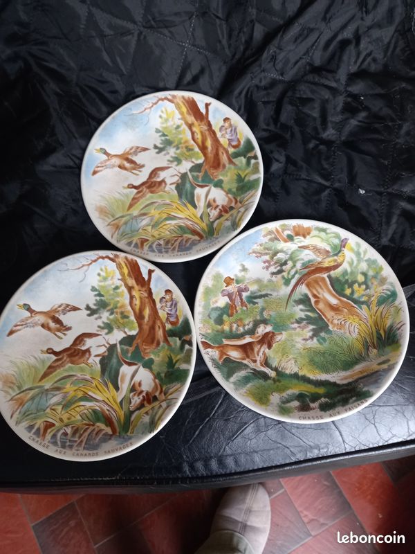 3 assiettes SARREGUEMINES (image 1)