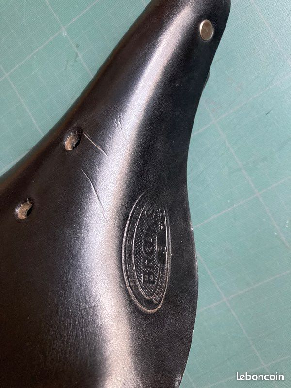 Selle Vélo Brooks Flyer Cuir - Vintage à Ressorts - Noire - Fabriquée En Angleterre