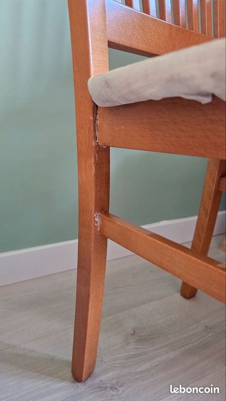 Chaises bois massif (image 5)