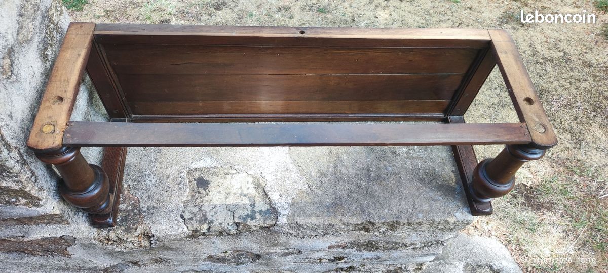 Buffet Vaisselier ancien 2 corps merisier (image 13)