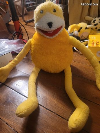 Grande Peluche Mister Oizo – Pub Levi's – Sac à Dos Rare – État Impeccable