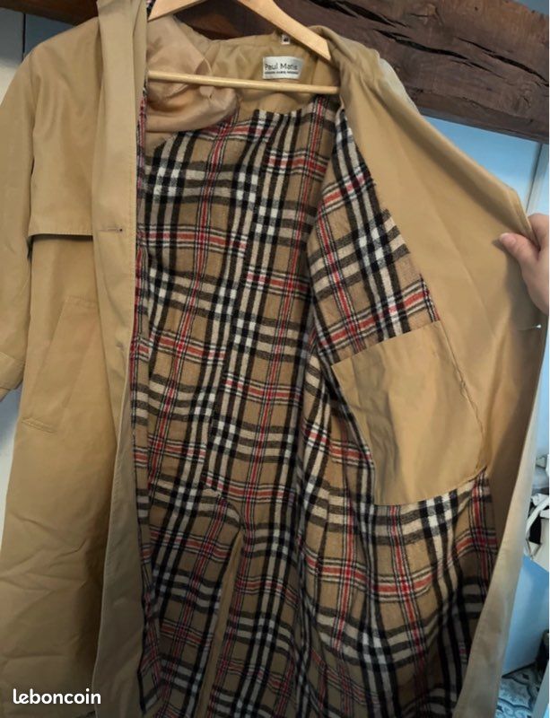 Manteau trench beige femme (image 3)