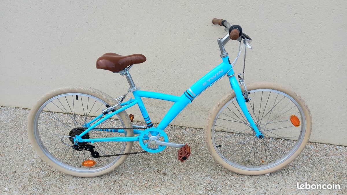 Vélo Enfant 12 - SONIC - Bleu - Roues EVA anti-crevaison - Frein avant