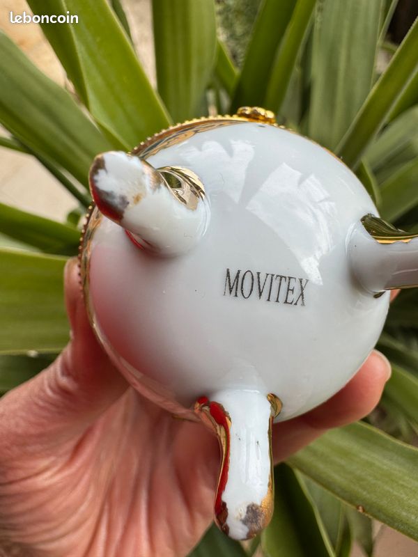 Boîte décorative en porcelaine et laiton – Esprit Fabergé (image 5)