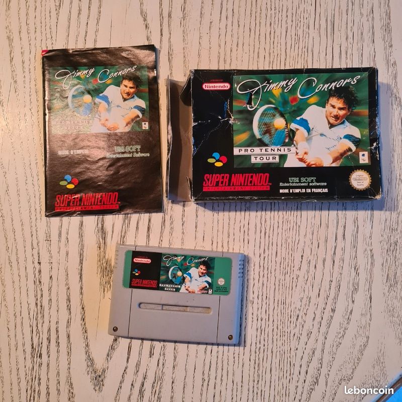Jeu super nintendo jimmy connors (image 3)