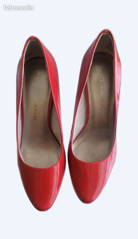 Chaussure Tamaris Escarpins Rouge Tamaris Tamaris Chaussure Talon