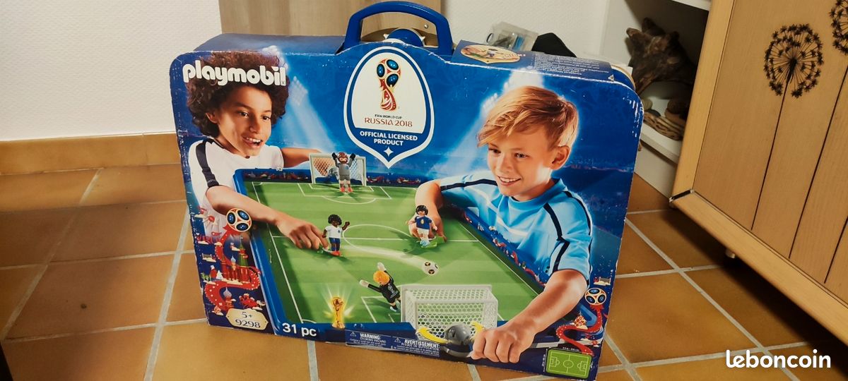 Mode d'emploi Playmobil set 9298 World Cup 2018 Stade de foot transportable FIFA - Russie 2018