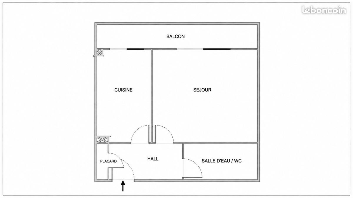 Appartement 1 pièce 33 m² · à Marseille · 33 m² · 114 000 €