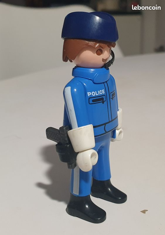 Figurine Playmobil Policier - Occasion En Très Bon état, Thème City, Univers Playmobil