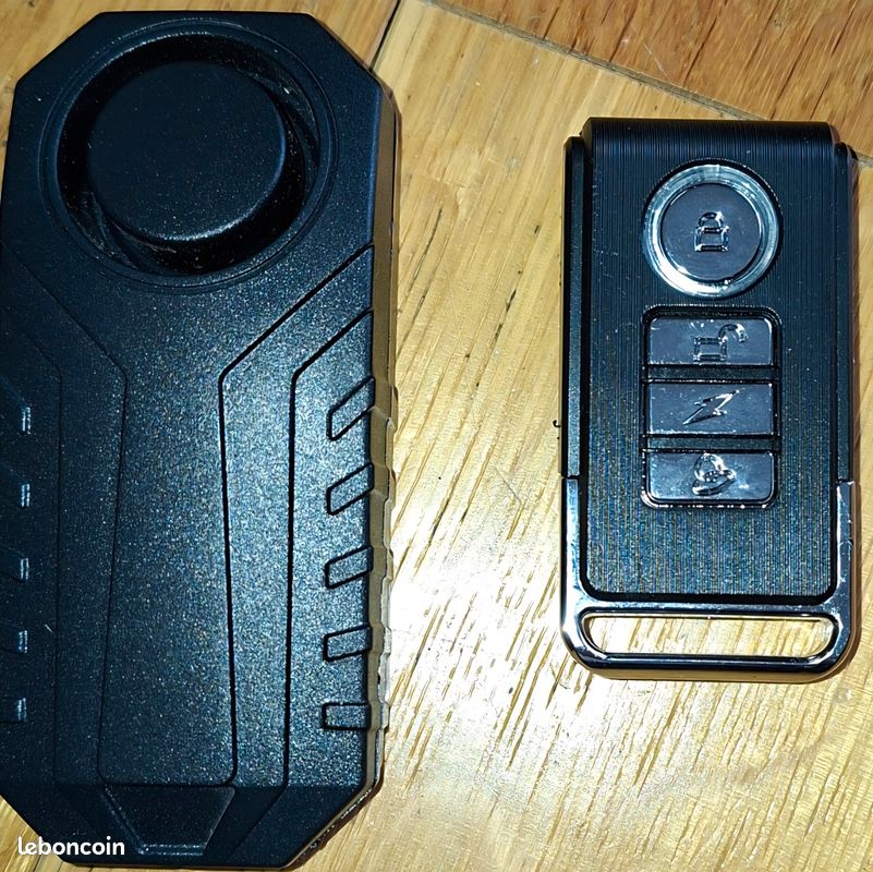 Mengshen Alarme Antivol Sans Fil USB-C Rechargeable Avec Vibration Et Télécommande - Vélo, Voiture, Scooter