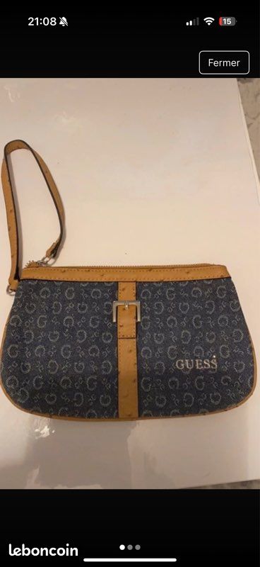 Pochette en jean Guess vintage (image 1)