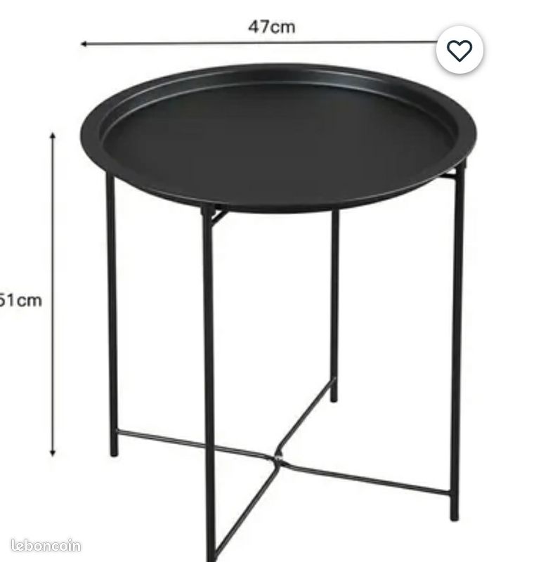 Table basse ronde d'appoint (image 5)