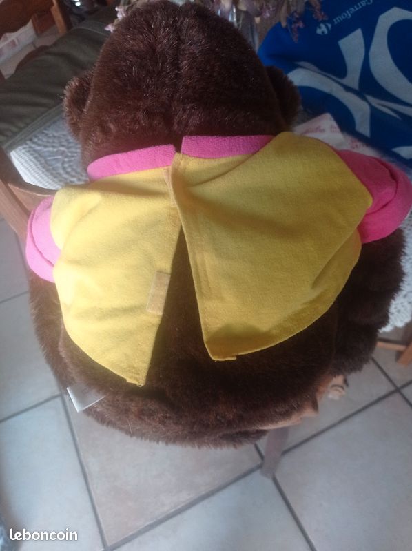Peluche Singe Marionnette à Main MOCO Jemini - Vintage, Livraison Offerte