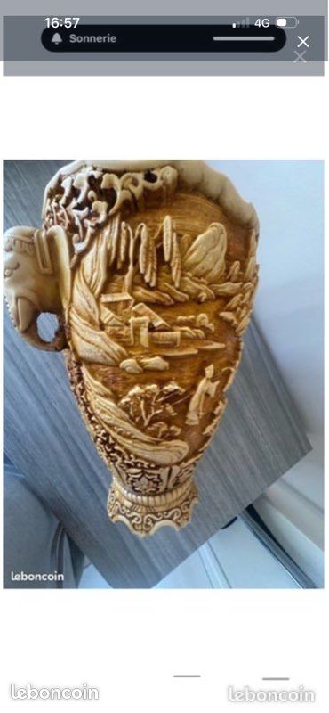 Ancien grand vase asiatique (image 10)