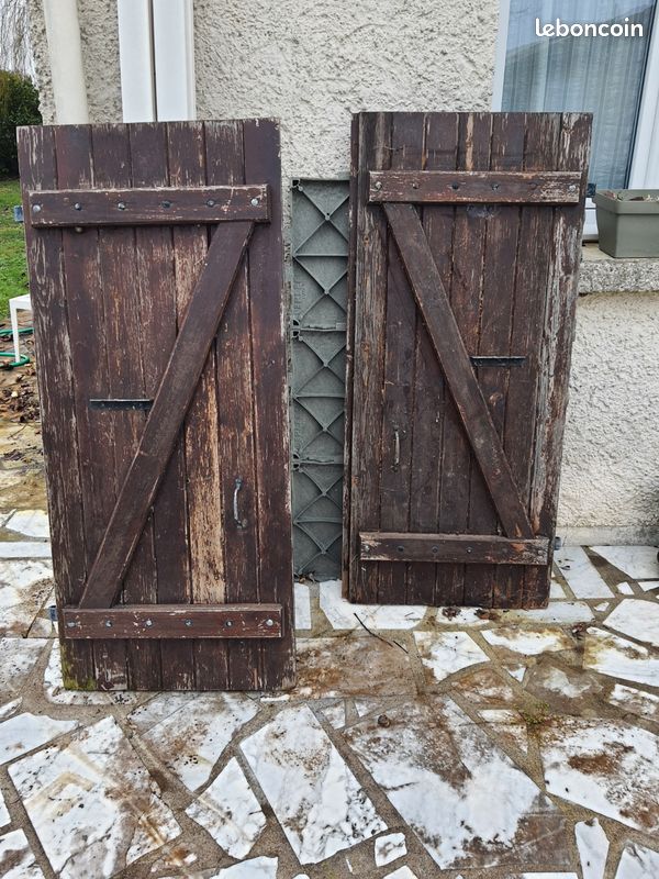 Volets en vois massif 140x60X3,5 (image 3)