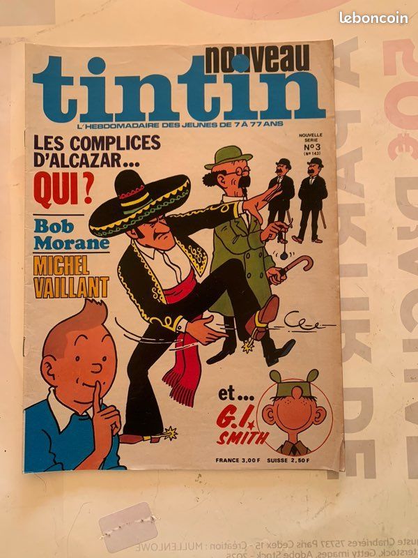 Tintin ~ Supplément Journal Ouest France Fête Ses 75 Ans