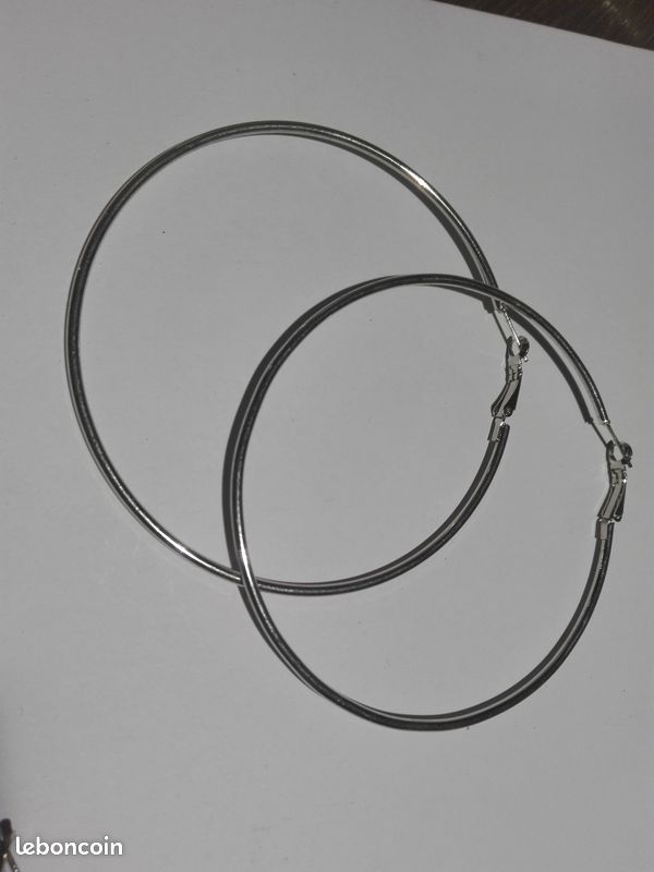 Lot de 2 paires de créoles (image 2)