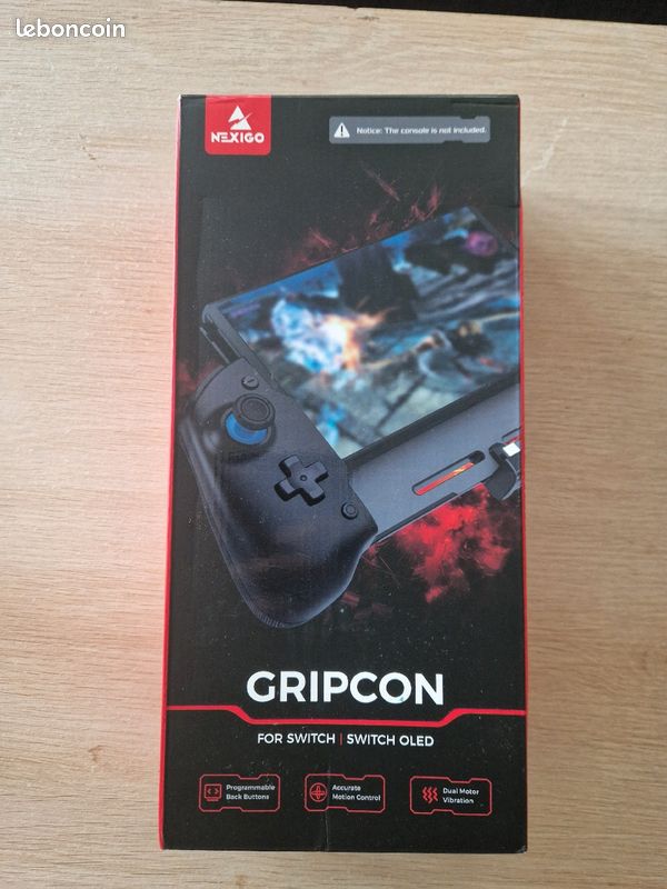 Gripcon, Contrôleur OLED Switch/Switch neuf (image 1)